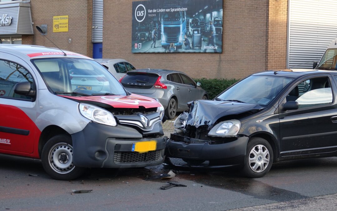 Ongeval met grote schade op Grotendorst