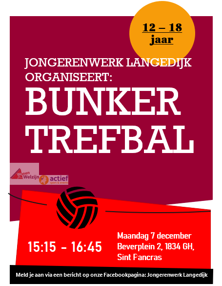 Bunkertrefbal 7 december