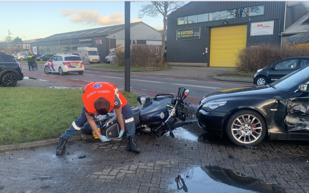 Motor ongeval op Nobelstraat Heerhugowaard