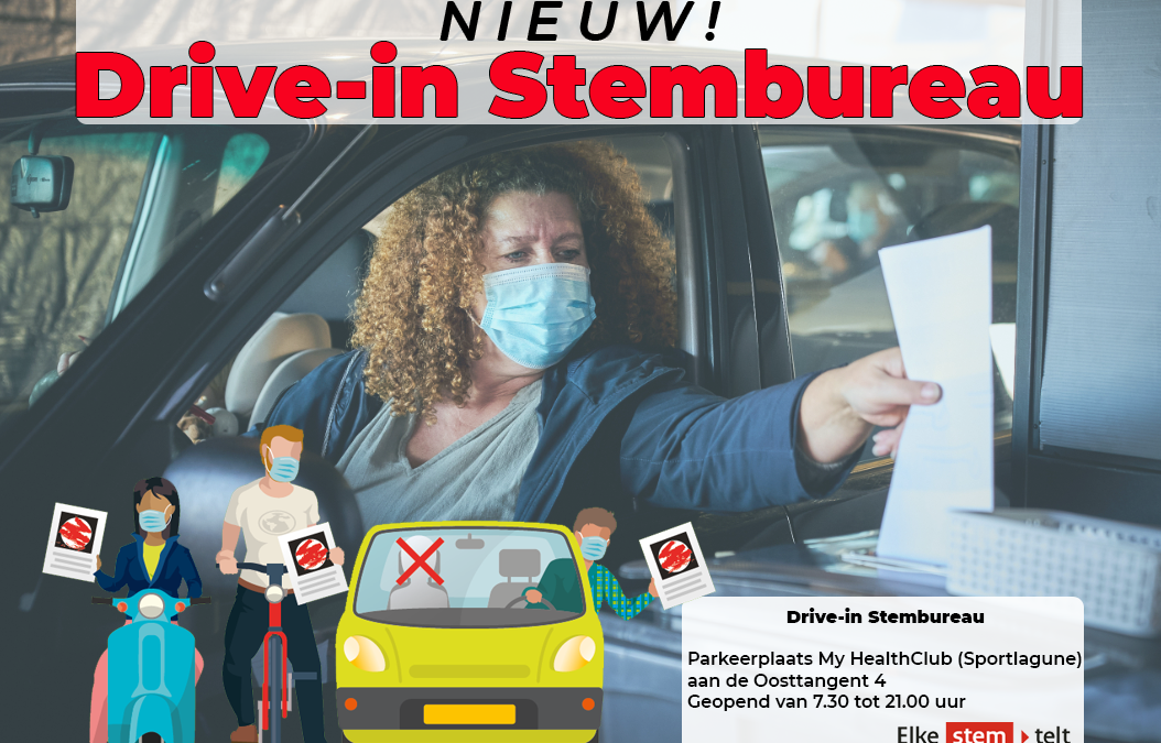Mobiel stemmen via de Drive-in Stembureau Heerhugowaard