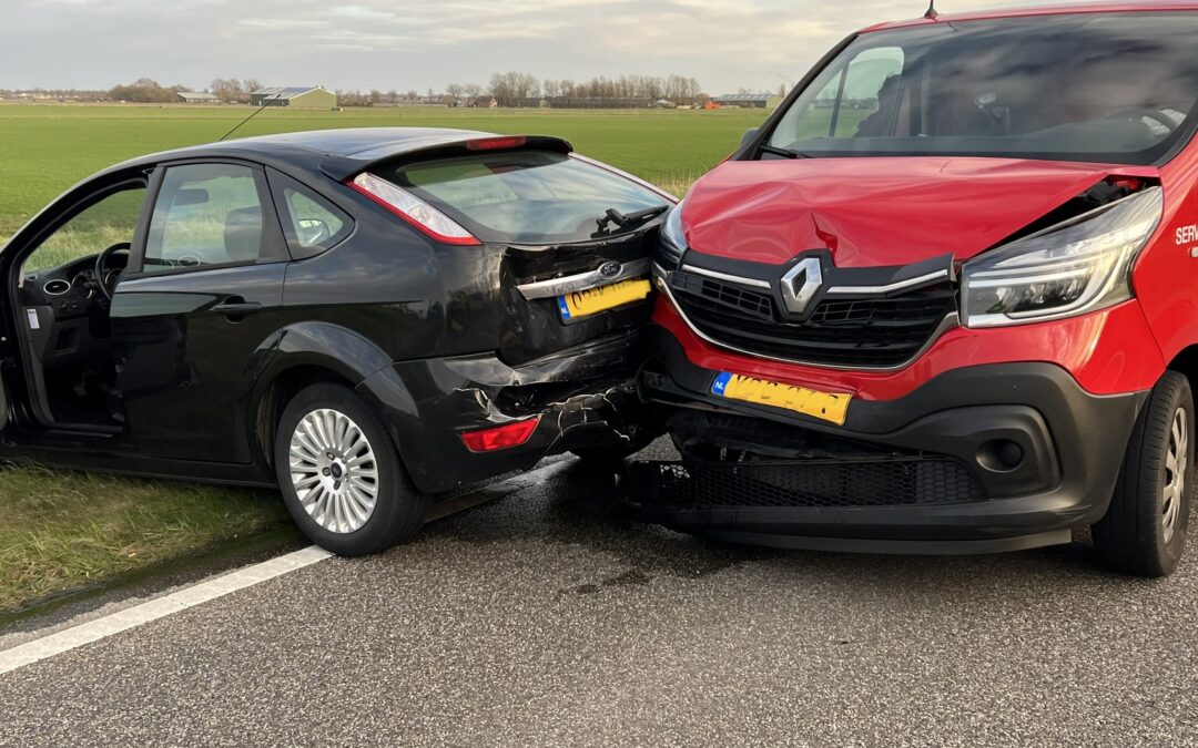 Drie voertuigen betrokken bij ongeval Schagerweg Noord-Scharwoude