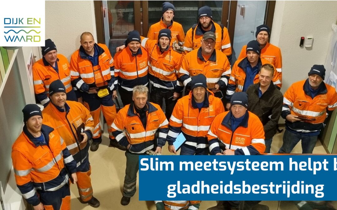 Gladheid Meld Systeem in de weg helpt bij gladheidsbestrijding