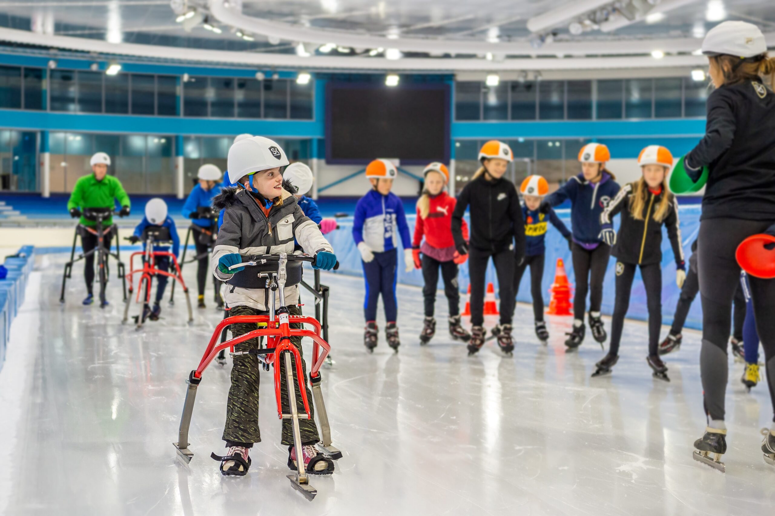 Samen Schaatsen 3a, foto Stichting het Gehandicapte Kind, Stephan Tellier