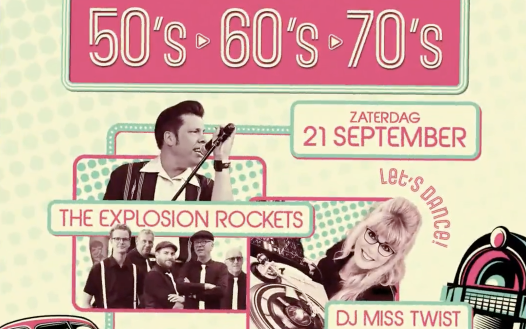 Alle hits uit de 50’s, 60’s & 70’s in Hotel Heer Hugo in Heerhugowaard