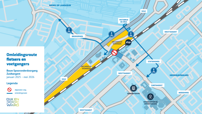 Fietsers krijgen voorrang op de Stationsweg