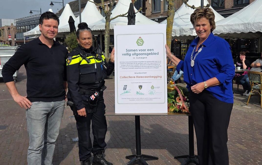 Samen met de politie en horeca tekenen wij protocol voor Collectieve Horecaontzegging